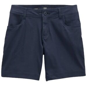 NEW prAna Halle Shorts Women's Navy Blue Plus 7" Inseam Size 22W